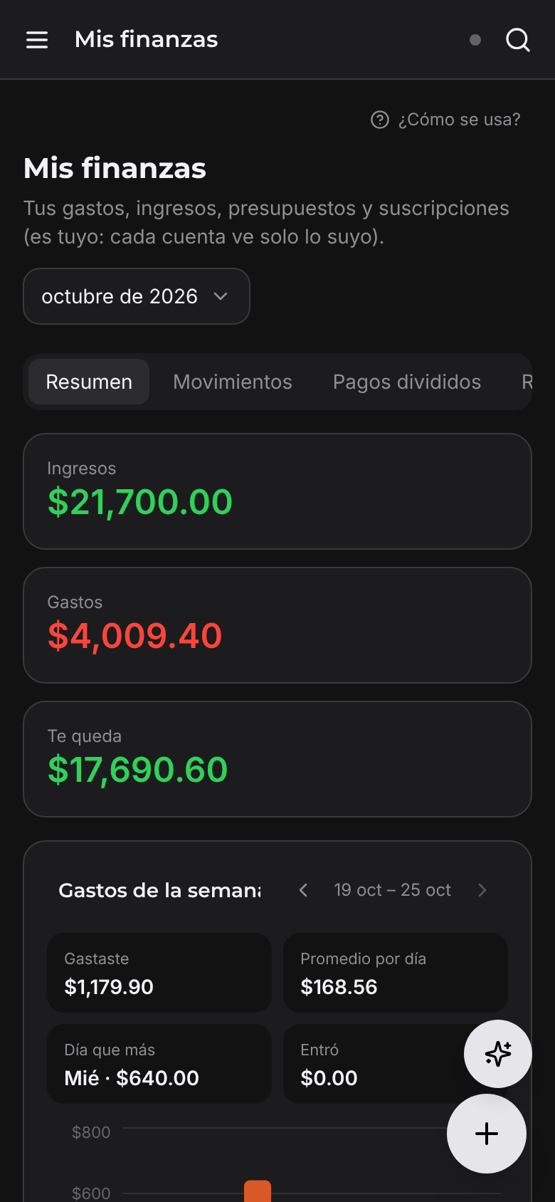 Finanzas en el celular