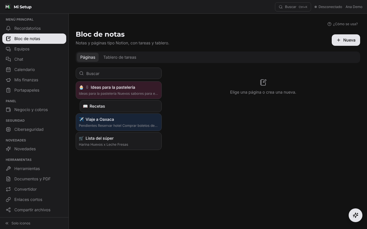 Bloc de notas